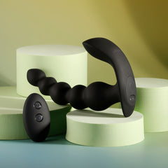 Evolved BEAD ME UP - 16.8 cm USB Rechargeable Vibrating Anal Beads with Wireless Remote ANAL TOYS