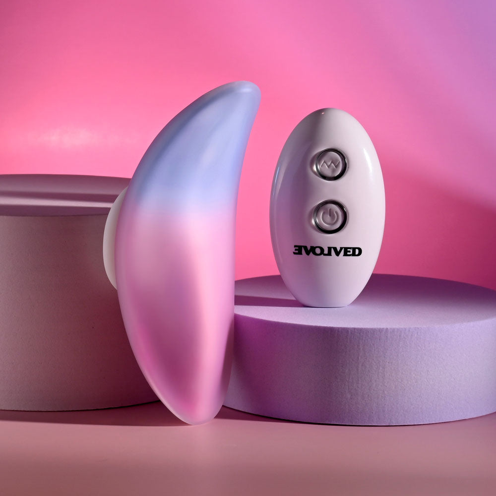 Evolved PARADISE PANTY 10.7cm Pink/Purple USB Rechargeable Vibrator STIMULATORS
