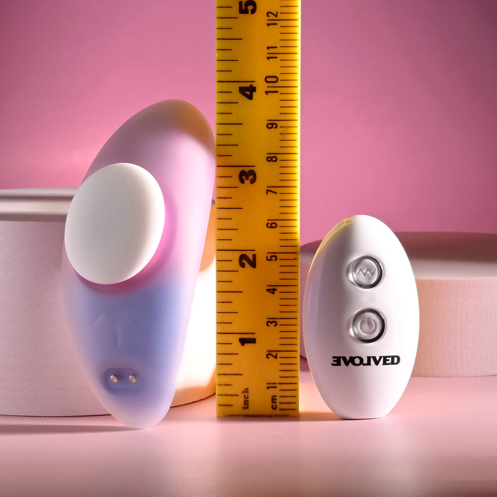 Evolved PARADISE PANTY 10.7cm Pink/Purple USB Rechargeable Vibrator STIMULATORS