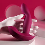 Evolved COME ON OVER - Burgundy 15.9 cm USB Rechargeable Vibrator with Wireless Remote > Vibrators > G-Spot