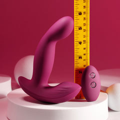 Evolved COME ON OVER Burgundy 15.9 cm USB Vibrator with Remote VIBRATORS