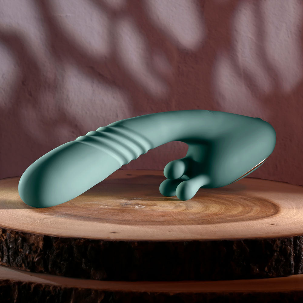 Evolved Thrust Into Ecstasy 21 cm Vibrator > Dildos > Thrusting Dildos