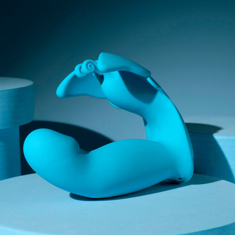 Evolved SPREAD YOUR WINGS Blue USB Rechargeable Butterfly Vibrator 12.6cm Panty Vibrators
