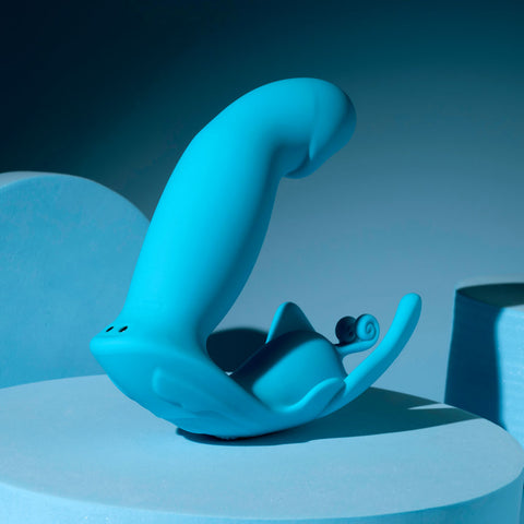 Evolved SPREAD YOUR WINGS Blue USB Rechargeable Butterfly Vibrator 12.6cm Panty Vibrators