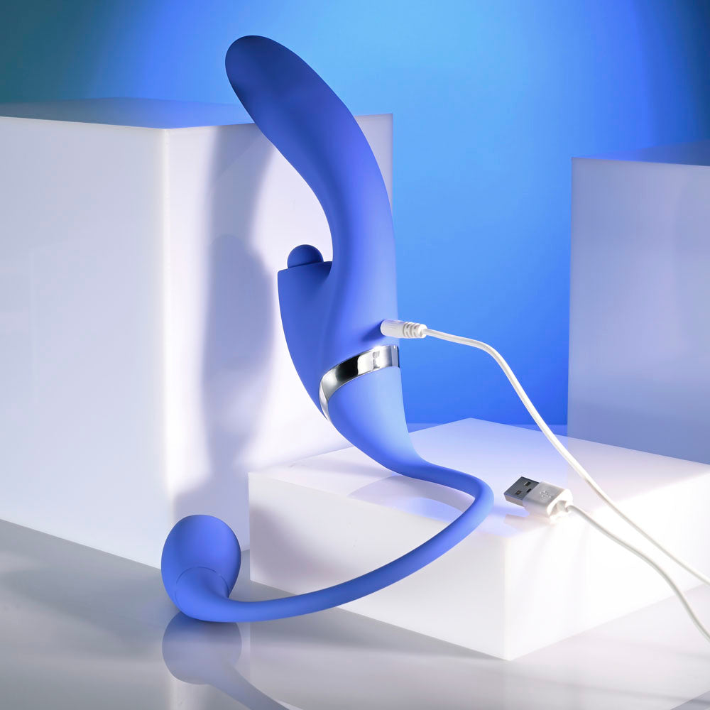 Evolved All In Triple Stimulating Vibrator > Vibrators > Ladies > Rabbit Multi