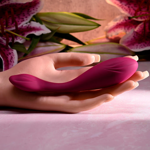Evolved Cherry Pose 16.1 cm USB Rechargeable Flexible and Posable Vibrator with Remote Couples Toys
