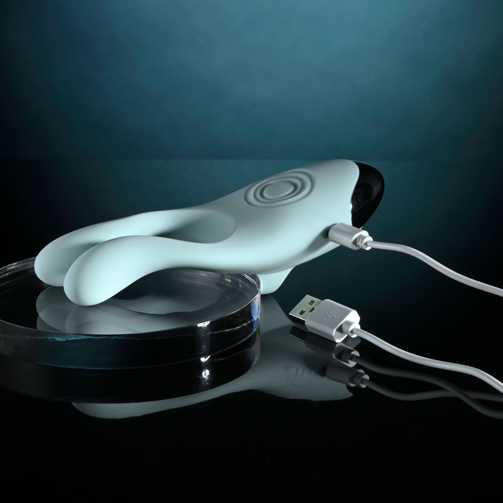 Evolved COUPLES THERAPY - Teal USB Rechargeable Couples Stimulator STIMULATORS
