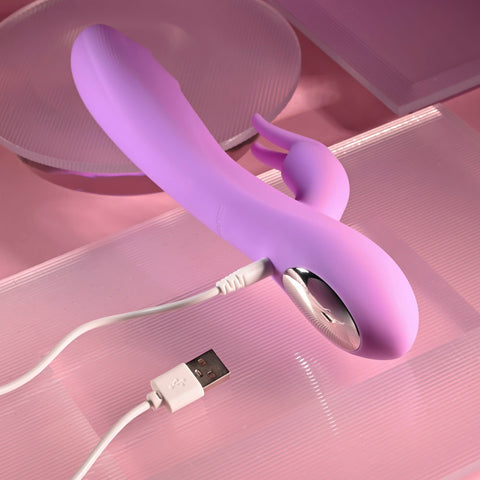 Evolved Bead The Way Rabbit Vibrator 23 cm USB Rechargeable