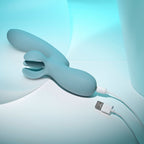 Evolved Take Your Flick Grey 24.1 cm Vibrator with Flicking Clitoral Stimulator > Vibrators > Ladies > Rabbit