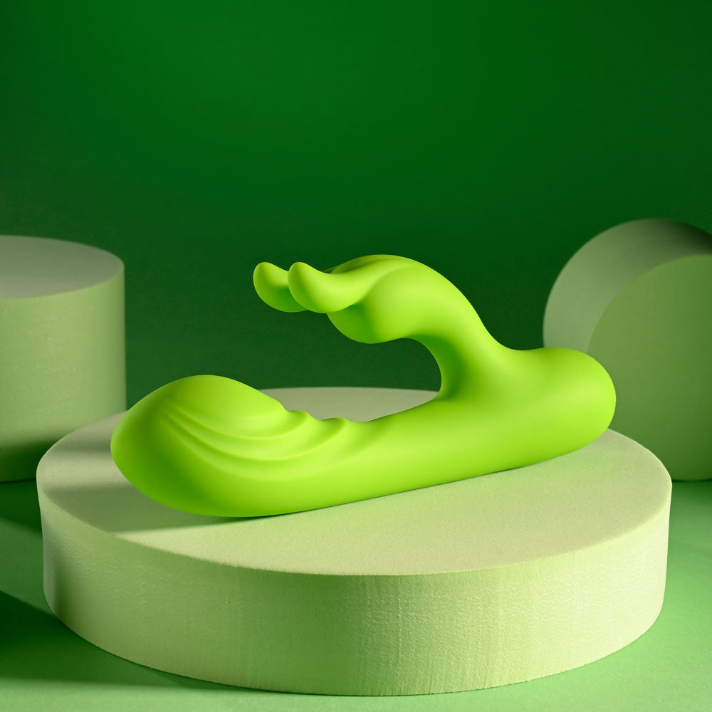 Brat Bunny (Green) – Electric Dual Motor Rabbit Vibrator > Vibrators > Ladies > Rabbit