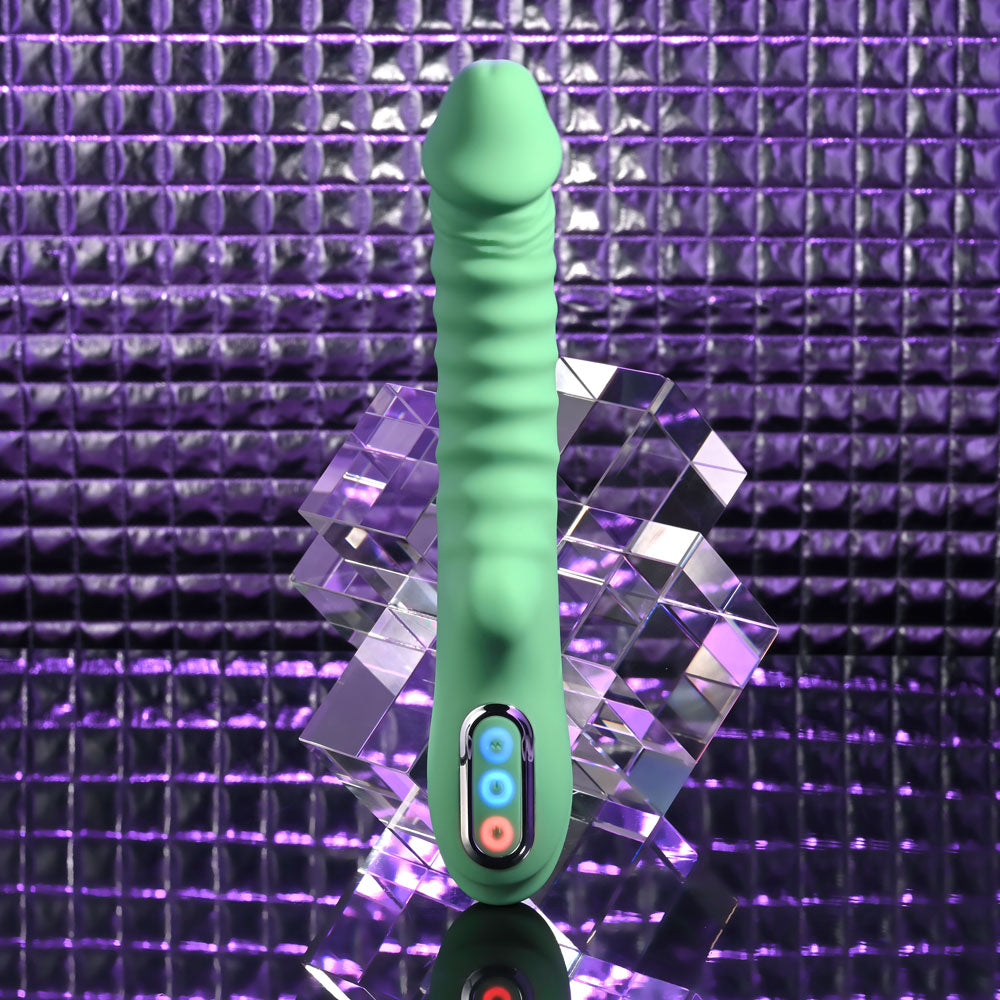 Evolved Full Throttle (Mint) – USB Rechargeable Heated Vibrator 24.1 cm VIBRATORS