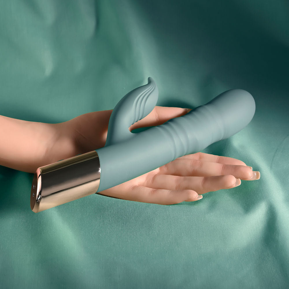 Evolved The Shimmy USB Rechargeable Thrusting Rabbit Vibrator > Vibrators > Ladies > Rabbit