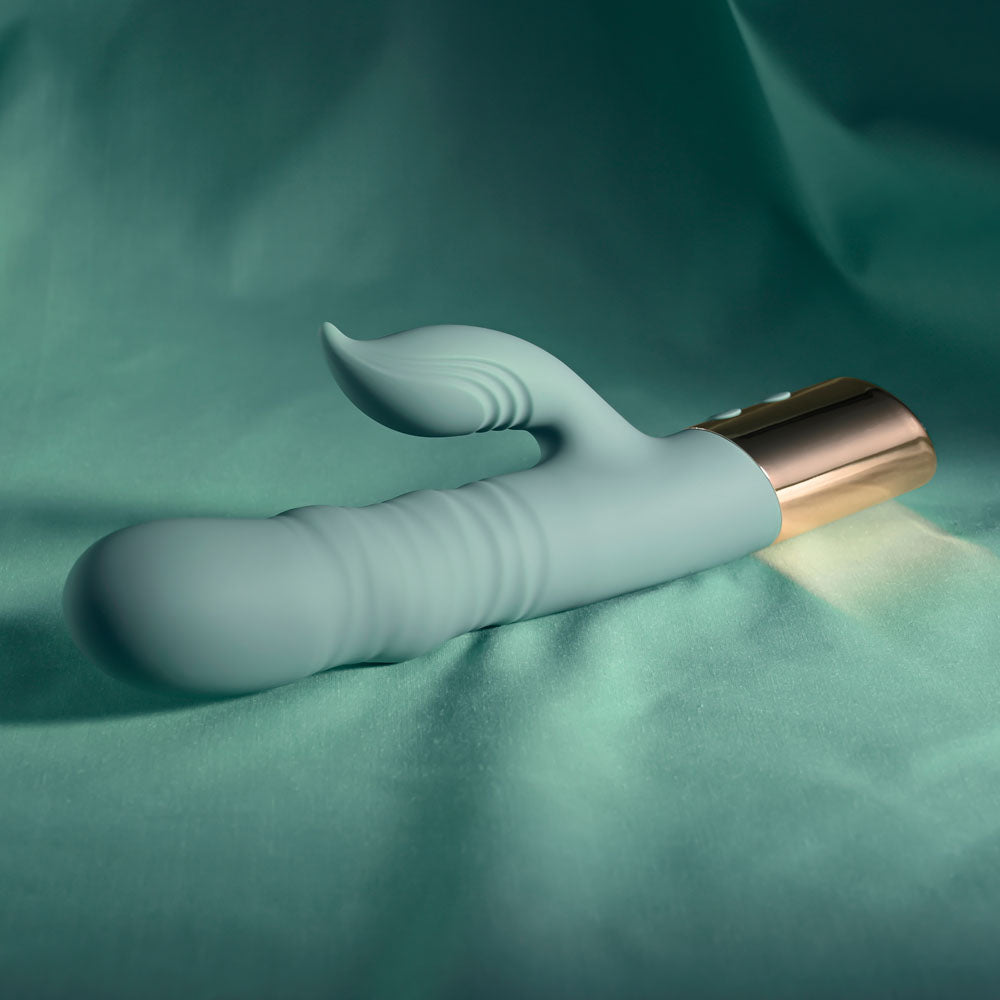 Evolved The Shimmy USB Rechargeable Thrusting Rabbit Vibrator > Vibrators > Ladies > Rabbit