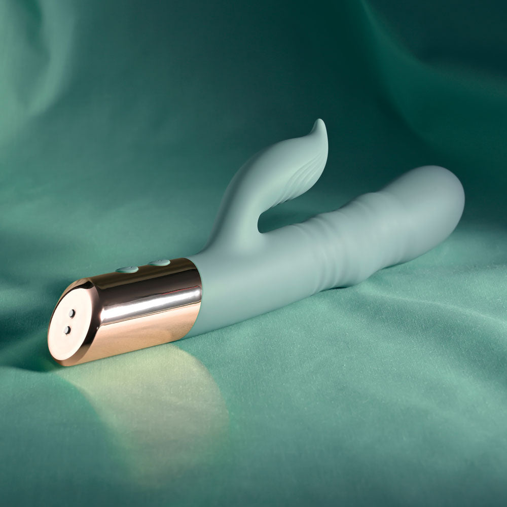 Evolved The Shimmy USB Rechargeable Thrusting Rabbit Vibrator > Vibrators > Ladies > Rabbit
