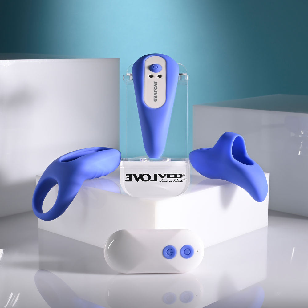 Evolved Take Your Pick – Rechargeable Bullet Vibrator with 3 Sleeves > Sex Toys > Couples Toys