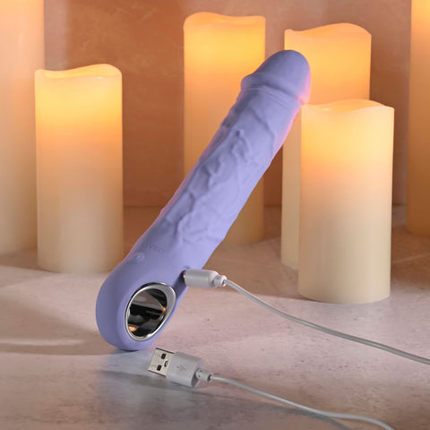 Evolved Large Fantasy USB Rechargeable 21.8 cm Multi-Speed Vibrator VIBRATORS