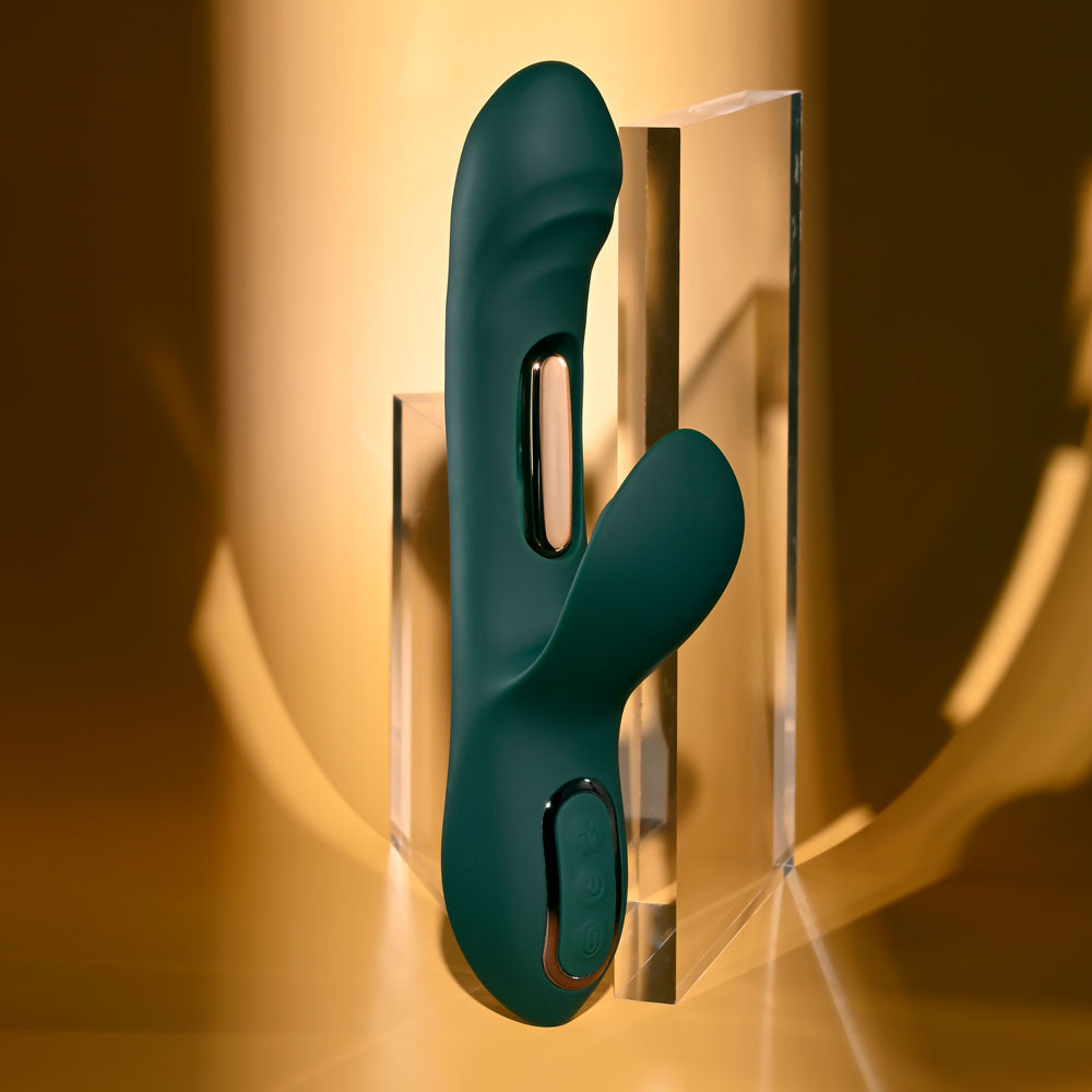 Evolved Heart of Gold – USB Rechargeable Rabbit Vibrator Secondary image