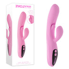 Evolved Push The Button – USB Rechargeable 23.5 cm Rabbit Vibrator > Vibrators > Ladies > Rabbit
