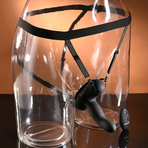 Evolved Come Closer – USB Rechargeable Remote-Controlled Vibrating Strap-On Vibrator > Dildos > Strap On Dildos