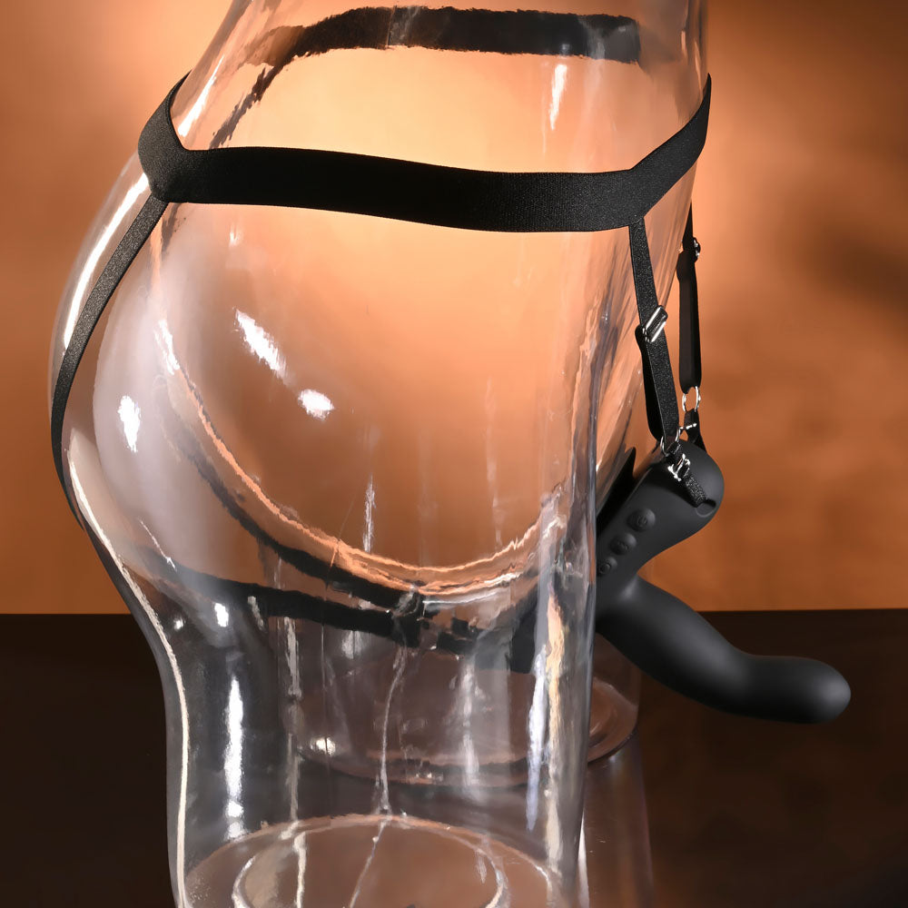 Evolved Come Closer – USB Rechargeable Remote-Controlled Vibrating Strap-On Vibrator > Dildos > Strap On Dildos