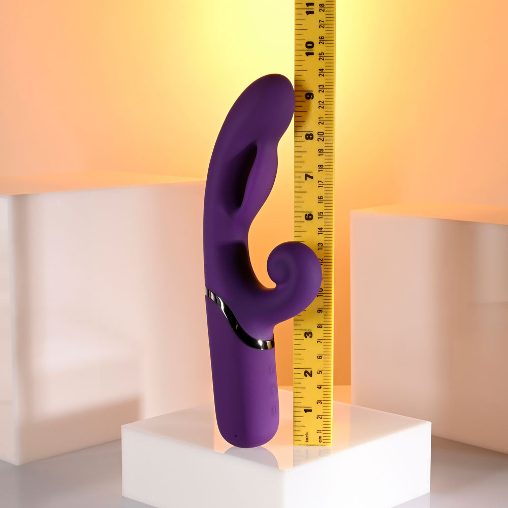 Evolved Pleasure Puff – USB Rechargeable Inflatable 24.1 cm Rabbit Vibrator VIBRATORS-RABBIT-MULTI