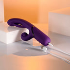 Evolved Pleasure Puff – USB Rechargeable Inflatable 24.1 cm Rabbit Vibrator > Vibrators > Ladies > Rabbit Multi