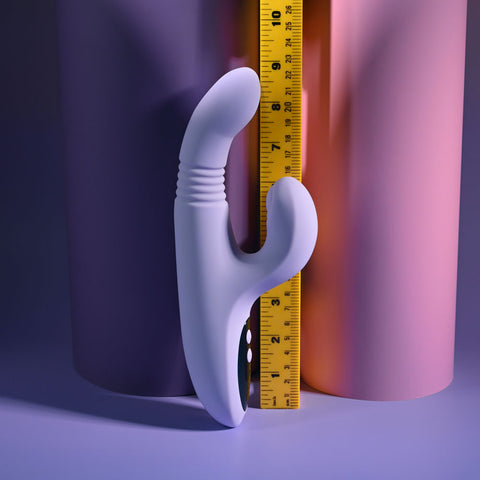 Evolved Pep Talk – USB Rechargeable Thrusting Vibrator with Clitoral Stimulator > Vibrators > Ladies > Rabbit