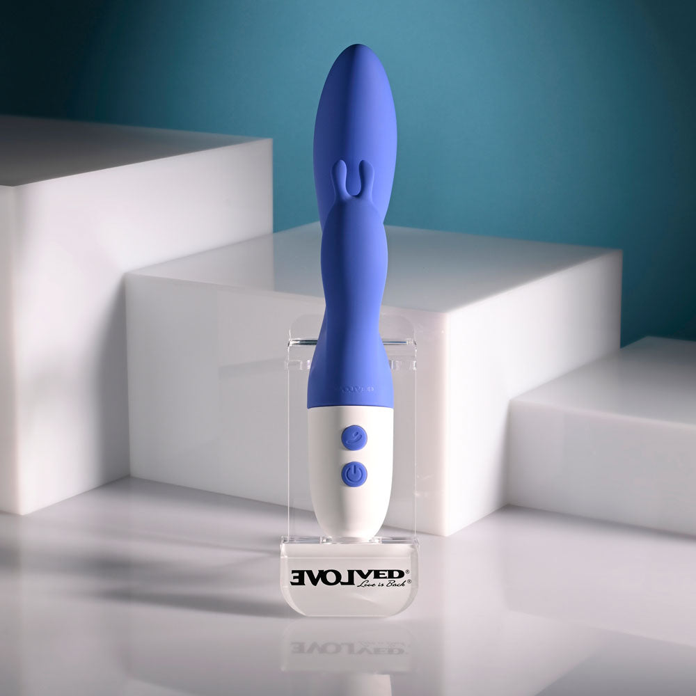 Evolved Funny Bunny 20cm USB Rechargeable Silicone Rabbit Vibrator > Vibrators > Ladies > Rabbit