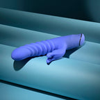 Evolved KNOCK KNOCK - 22.9 cm USB Rechargeable Rabbit Vibrator with Flicking Head > Vibrators > Ladies > Rabbit