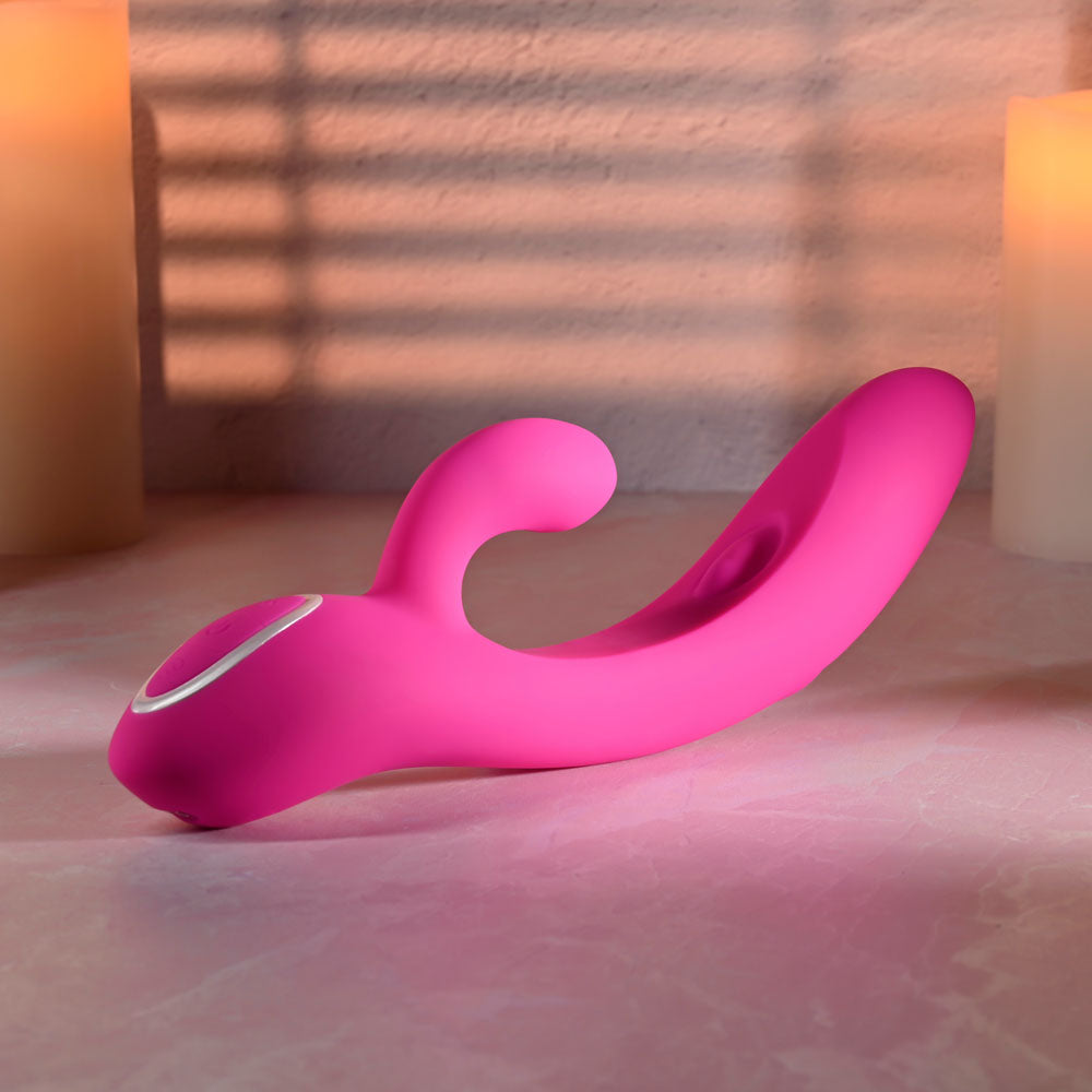 Evolved G-Tapper – USB Rechargeable Rabbit Vibrator with Dual Motors and Flexible G-Spot Shaft > Vibrators > Ladies > Rabbit