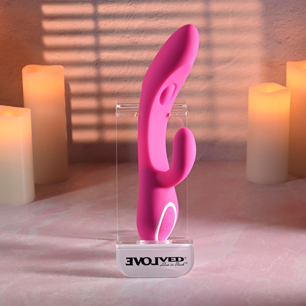 Evolved G-Tapper – USB Rechargeable Rabbit Vibrator with Dual Motors and Flexible G-Spot Shaft > Vibrators > Ladies > Rabbit