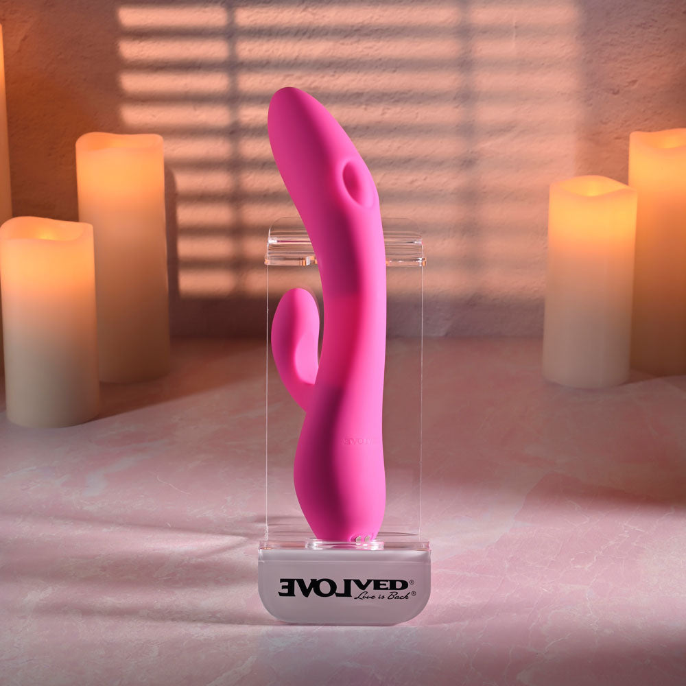 Evolved G-Tapper – USB Rechargeable Rabbit Vibrator with Dual Motors and Flexible G-Spot Shaft > Vibrators > Ladies > Rabbit