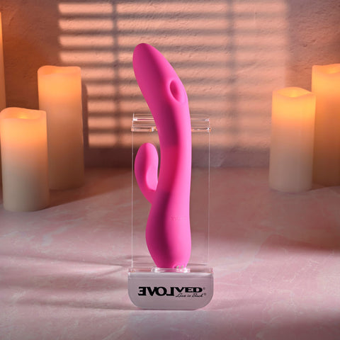 Evolved G-Tapper – USB Rechargeable Rabbit Vibrator with Dual Motors and Flexible G-Spot Shaft > Vibrators > Ladies > Rabbit