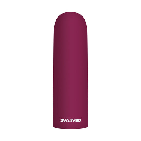 Evolved Mighty Thick Burgundy 9 cm USB Rechargeable Bullet Vibrator BULLETS