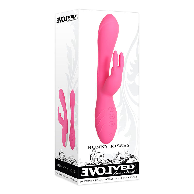 Evolved Bunny Kisses -  20 cm USB Rechargeable Rabbit Vibrator