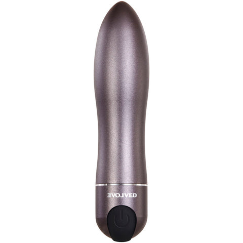 Evolved Travel-Gasm Gray 9 cm USB Rechargeable Bullet with Case BULLETS