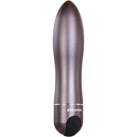 Evolved Travel-Gasm Gray 9 cm USB Rechargeable Bullet with Case BULLETS