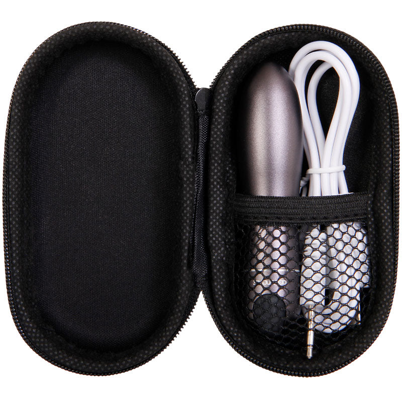 Evolved Travel-Gasm Gray 9 cm USB Rechargeable Bullet with Case BULLETS