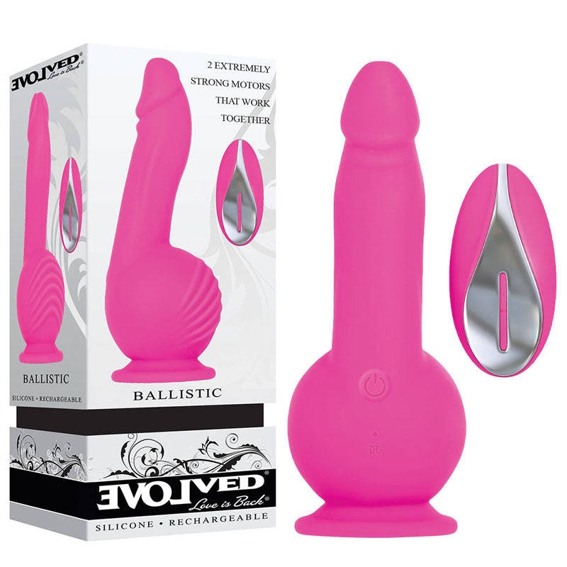 Evolved Ballistic 19 cm Vibrating Dong with Remote Default Title > Vibrators > Realistic Vibrators