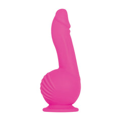 Evolved Ballistic -  19 cm USB Rechargeable Vibrating Dong with Balls Motor & Remote