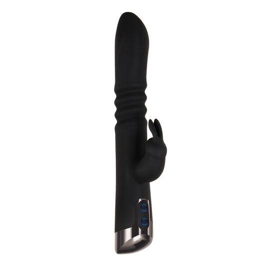 Evolved Rapid Rabbit -  25.4 cm USB Rechargeable Thrusting Rabbit Vibrator