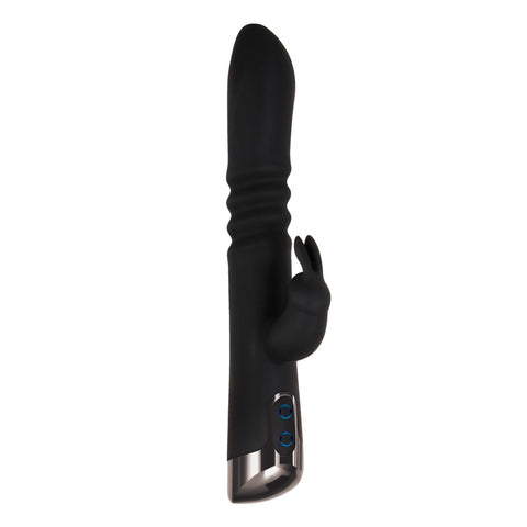 Evolved Rapid Rabbit 25.4 cm USB Rechargeable Thrusting Vibrator VIBRATORS-RABBIT-MULTI