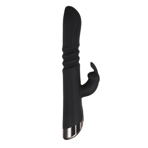 Evolved Rapid Rabbit 25.4 cm USB Rechargeable Thrusting Vibrator VIBRATORS-RABBIT-MULTI