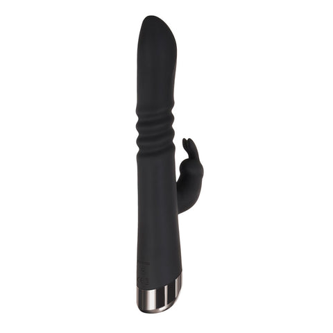 Evolved Rapid Rabbit 25.4 cm USB Rechargeable Thrusting Vibrator VIBRATORS-RABBIT-MULTI