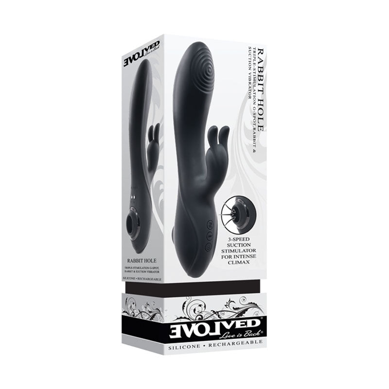 Evolved RABBIT HOLE -  21.2 cm USB Rechargeable Rabbit Vibrator