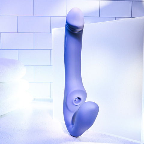 Evolved 2 BECOME 1 23.5 cm USB Rechargeable Strapless Strap-On > Realistic Dildos and Vibes > Strapless Strap Ons