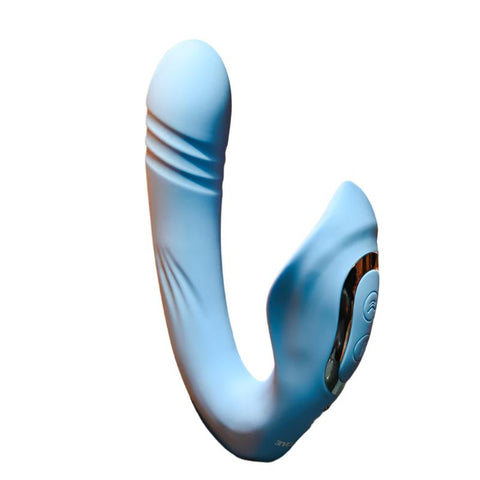 Evolved Tap and Thrust USB Rechargeable Dual Vibrator VIBRATORS