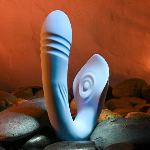 Evolved Tap and Thrust USB Rechargeable Dual Vibrator VIBRATORS