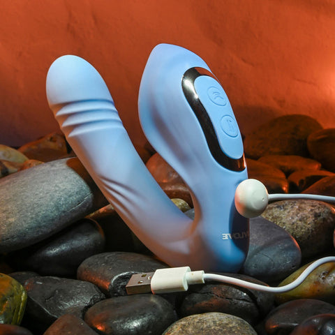 Evolved Tap and Thrust USB Rechargeable Dual Vibrator VIBRATORS