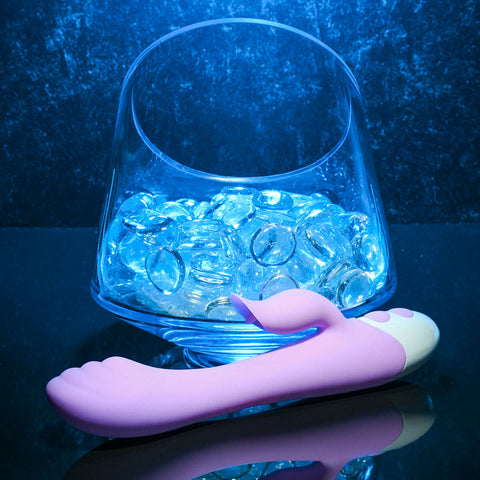 Evolved PLEASING PETAL Lilac 19.7 cm USB Rabbit Vibrator VIBRATORS-RABBIT
